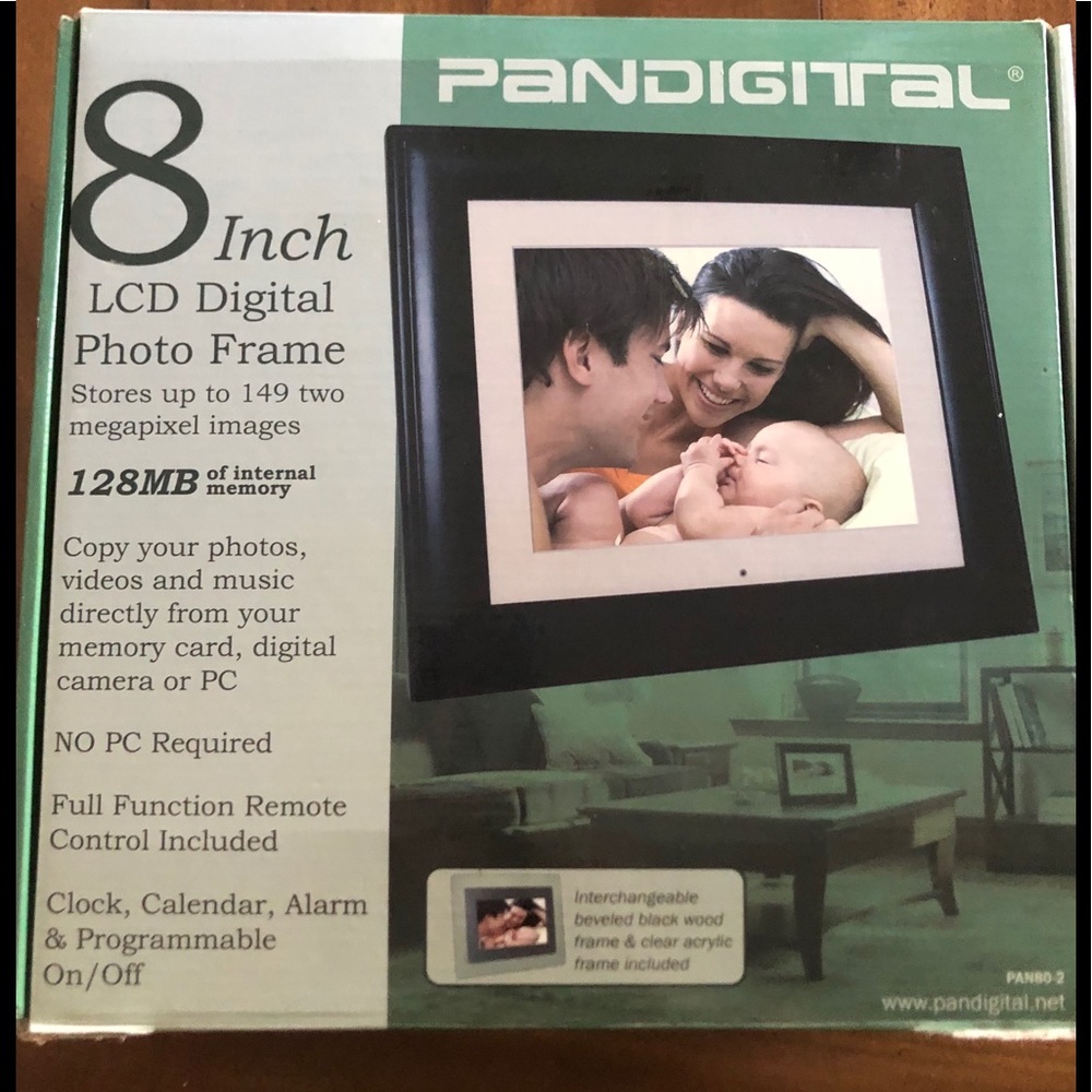 Digital 8” photo frame 128 MB